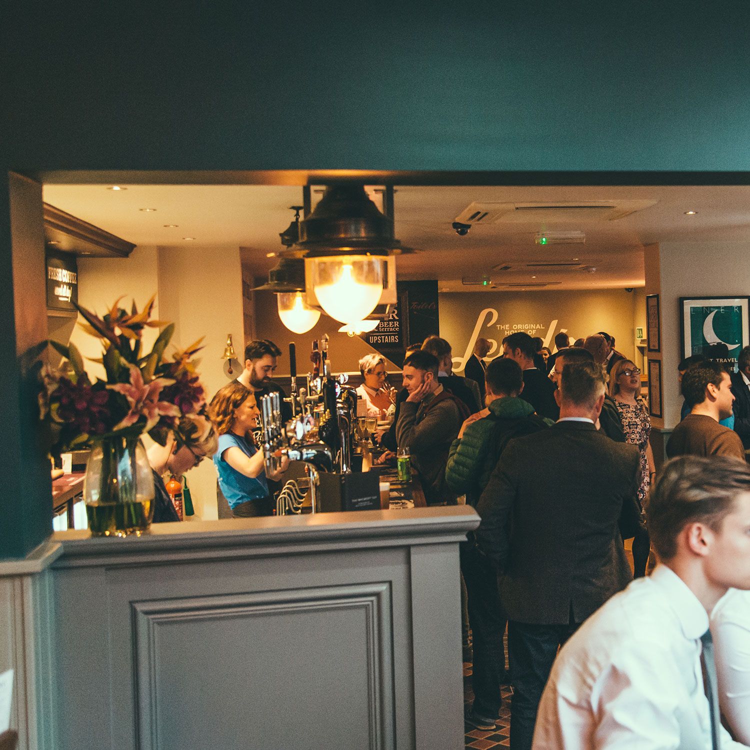 Image of people in Leeds Brewery Tap