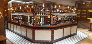 Bar are in Head of Steam Birmingham